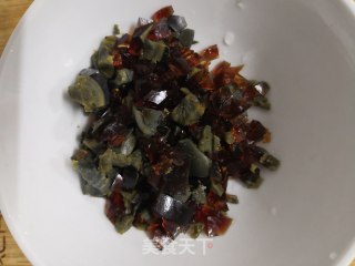 Tofu with Preserved Egg recipe