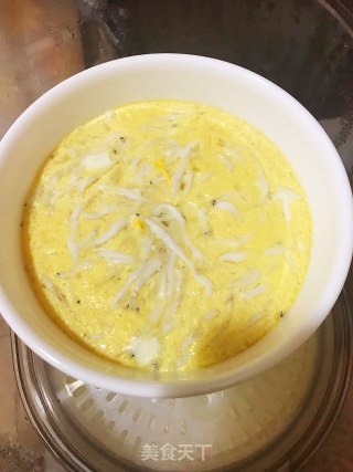 Whitebait Steamed Egg recipe