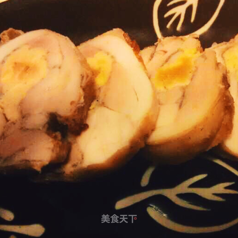 Chicken Leg Egg Yolk Roll recipe