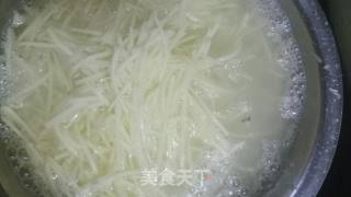 "summer Lazy Meal" Shredded Potato Salad recipe