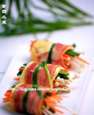 Carrot Golden Needle Cheese Roll recipe