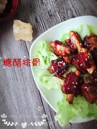 Homemade Sweet and Sour Pork Ribs (less Oil Version) recipe