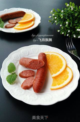 【wuhan】【homemade Black Pepper Crispy Sausage】 recipe