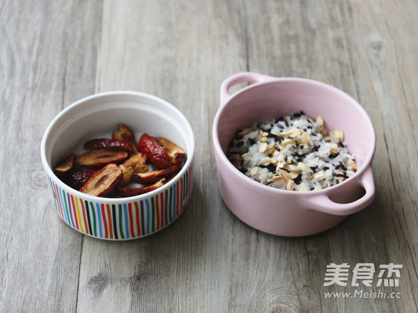 Red Date Oatmeal Double Rice Paste recipe