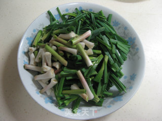 Stir-fried Bean Curd with Green Garlic recipe