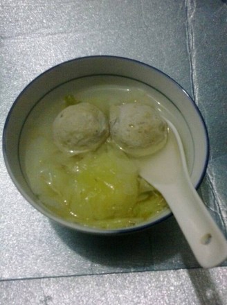 Cabbage Meatball Soup