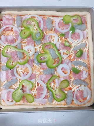 Bacon and Shrimp Pizza recipe
