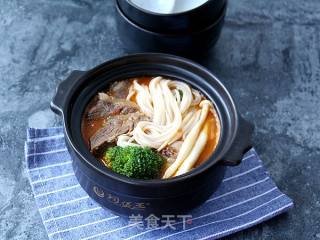 Beef Soup Noodles in Tomato Sauce recipe