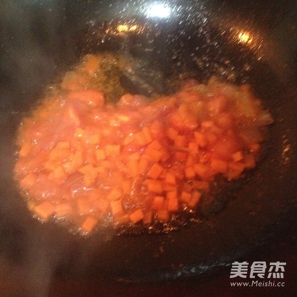 Tomato Tofu Seafood Soup recipe