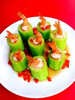 Shrimp and Water Melon Cup recipe