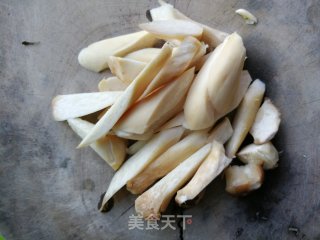 Roasted King Pleurotus with Eggplant recipe