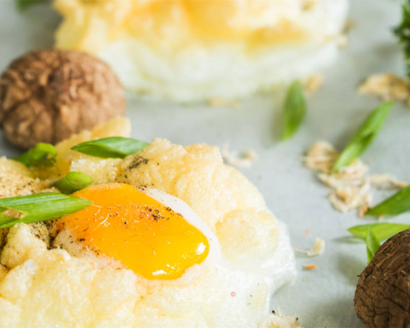 Soft Cute and Delicious Cloud Egg recipe