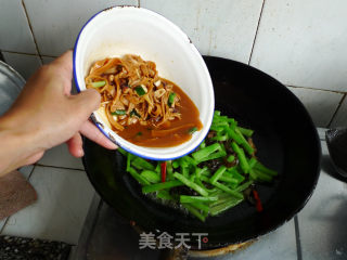 Snake Gourd Fried Squid recipe