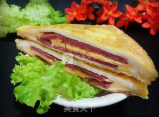 Beef Fried Toast recipe