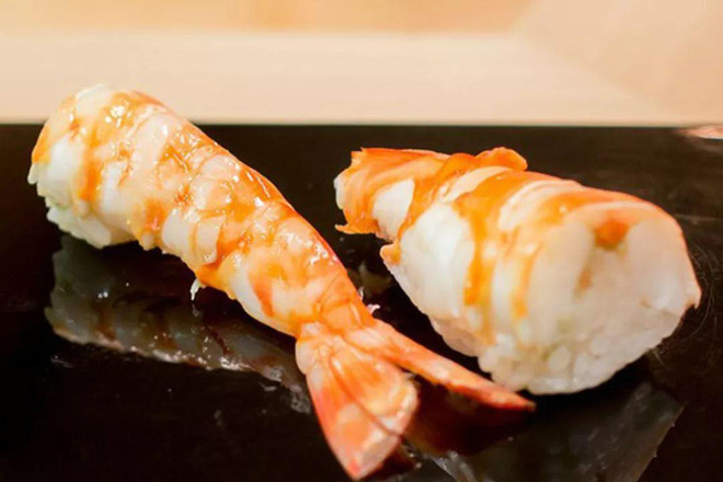 Cooked Shrimp Nigiri Sushi recipe