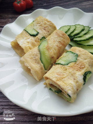Cucumber Omelette recipe