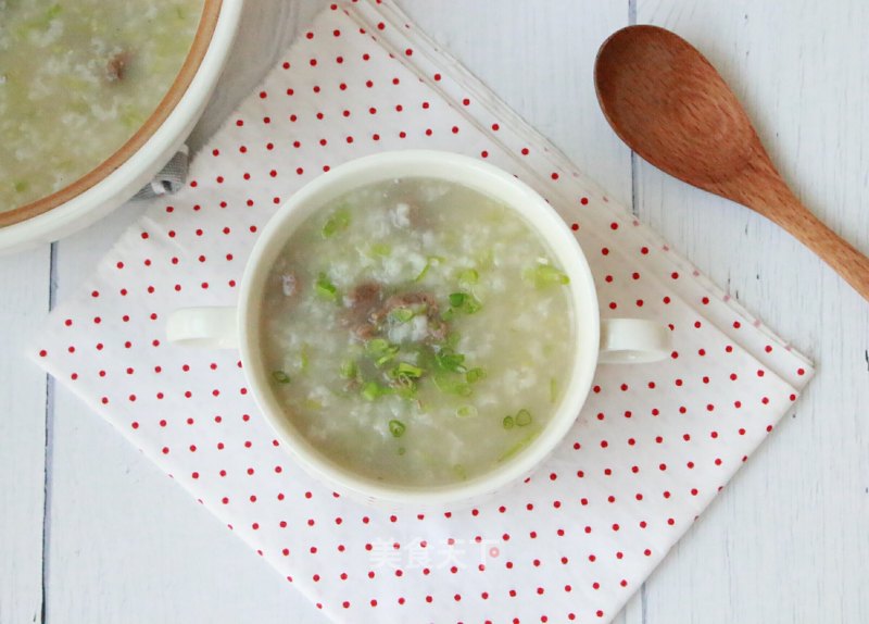 Celery Beef Congee recipe