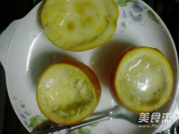 Orange-flavored Egg Custard recipe