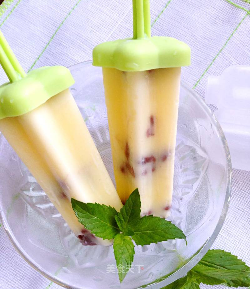Milk Red Bean Popsicle recipe