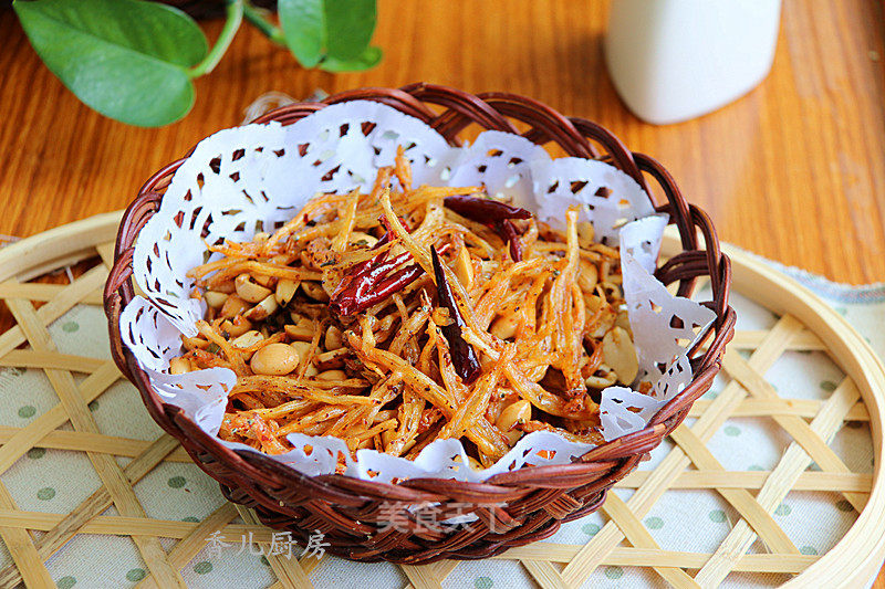 Spicy Whitebait Peanuts recipe