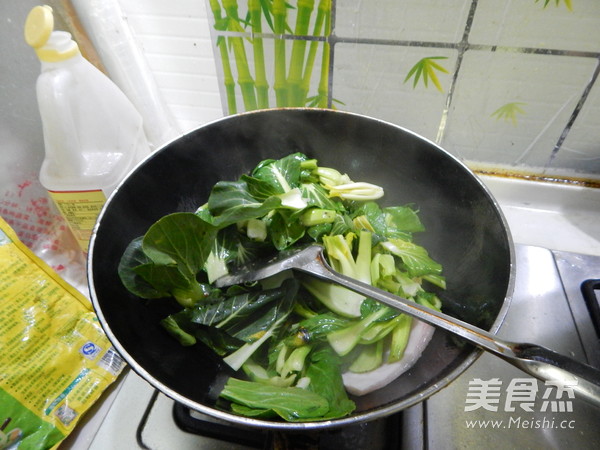 Stir-fried Vegetables with Lard recipe