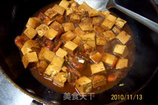 【little Fisherman's Private Kitchen】--- "shrimp and Garlic Braised Tofu" recipe