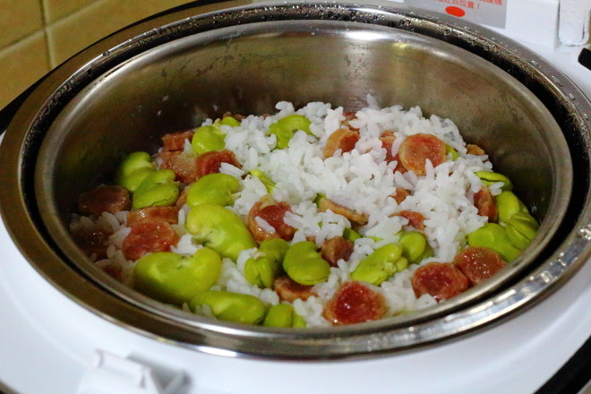 Broad Bean Braised Rice recipe