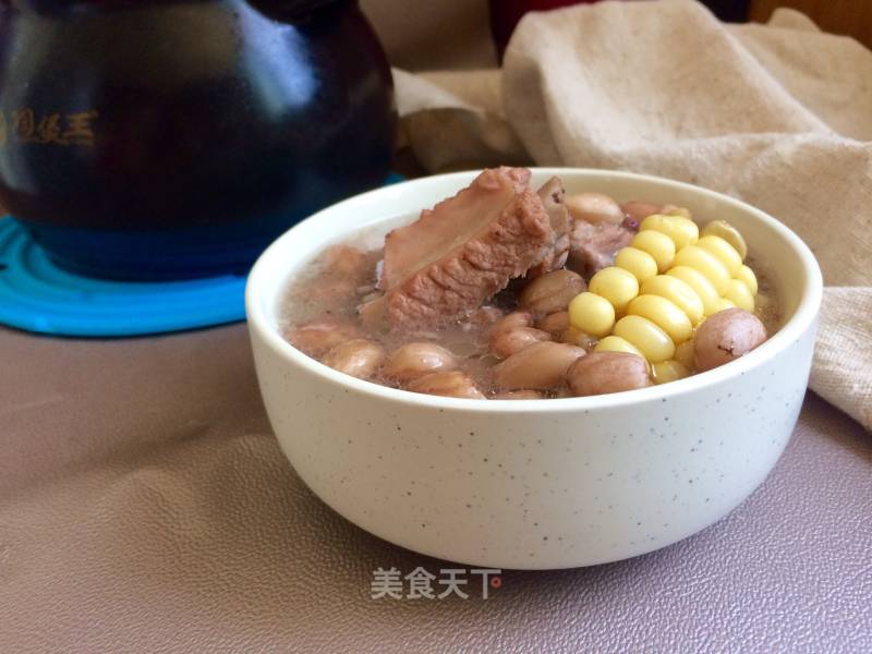 Pork Ribs and Peanut Milk Soup recipe