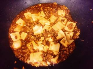 Tofu with Mushroom Minced Meat recipe