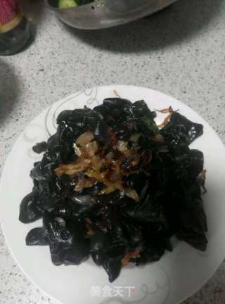 Grilled Fungus with Green Onions recipe