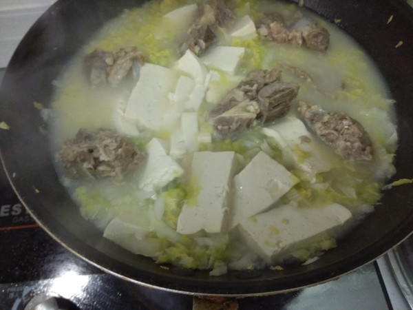 Cabbage Tofu Soup recipe