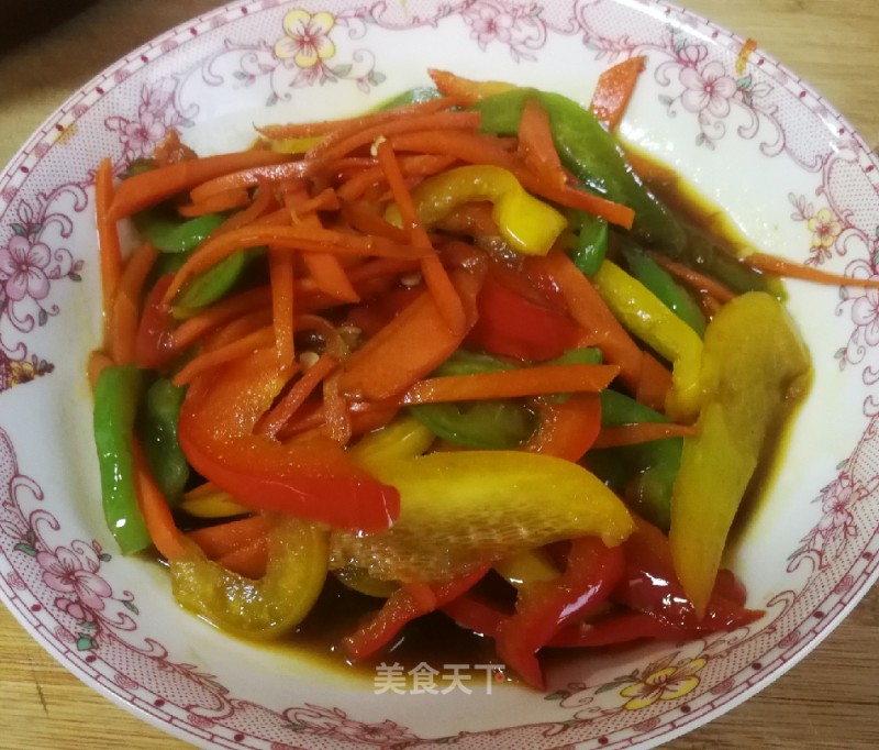 Sweet and Sour Vegetable Shreds recipe
