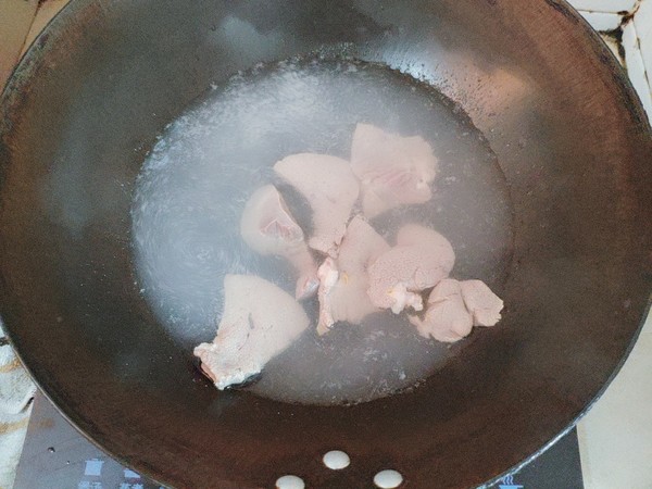 Pork Liver and Spinach Soup recipe