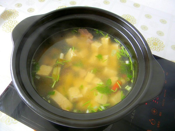 Beef Tofu Soup recipe