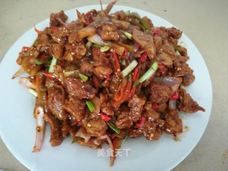 Spicy Crispy Pork with Oyster Sauce