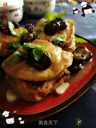 Xiancaoge Private Kitchen (vegetarianism)--mushroom Stuffed Tofu in The Twelfth Lunar New Year recipe