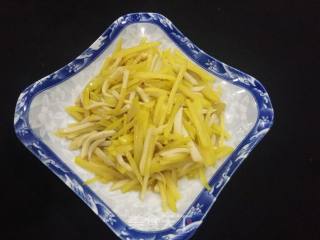 Pleurotus Eryngii Fried Potato Shreds recipe