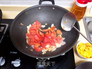 Scrambled Eggs with Tomatoes recipe