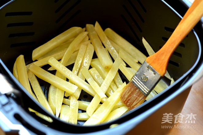 Air Fryer Version Less Fried Fries recipe
