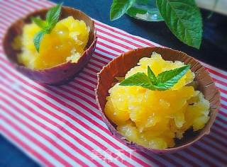 Mango Stir-fried Iced Chocolate Cup recipe