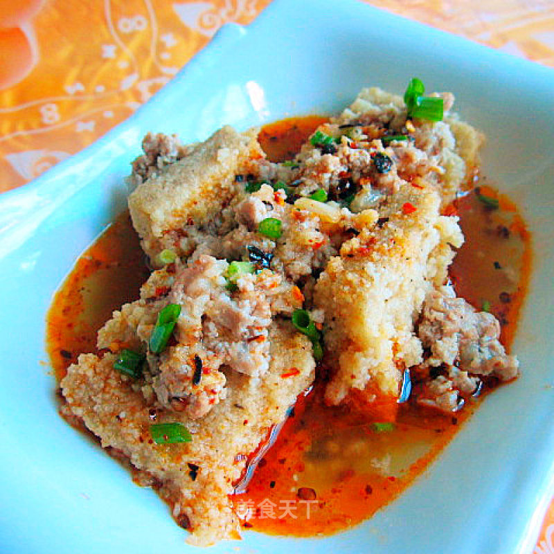 Steamed Minced Pork with Moldy Tofu Residue recipe