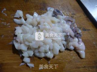 Steamed Minced Pork with Egg and Squid recipe