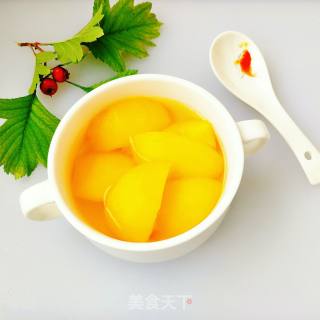 Canned Yellow Peach with Rock Sugar recipe