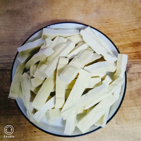 Leek Dried Tofu recipe