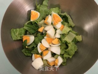 Avocado Egg Vegetable Salad#蛋美食# recipe