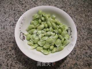 Boiled Winter Melon with Mustard Shredded Edamame recipe