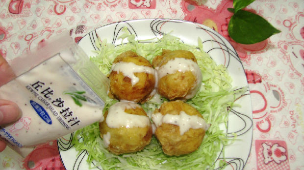 Potato Octopus Balls recipe