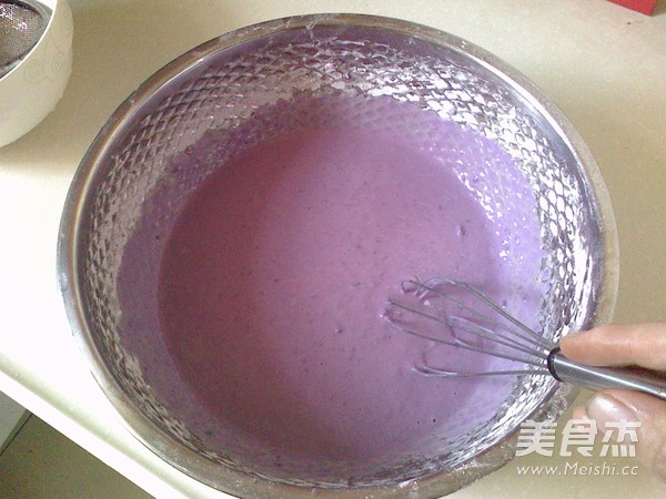Purple Sweet Potato Glutinous Rice Cake recipe