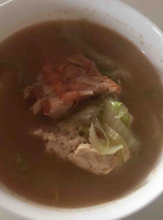 Tofu Soup with Salmon Steak recipe