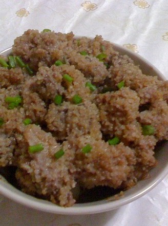 Steamed Pork with Shrimp Paste recipe